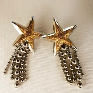 Western Costume Cowgirl Stud Earrings Oversized